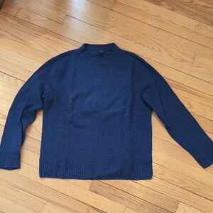 J. Crew Men's Navy Crewneck Sweater